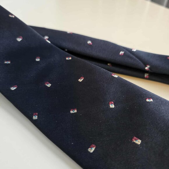 EUC Summit Hill Navy Blue Tie - Picture 4 of 5